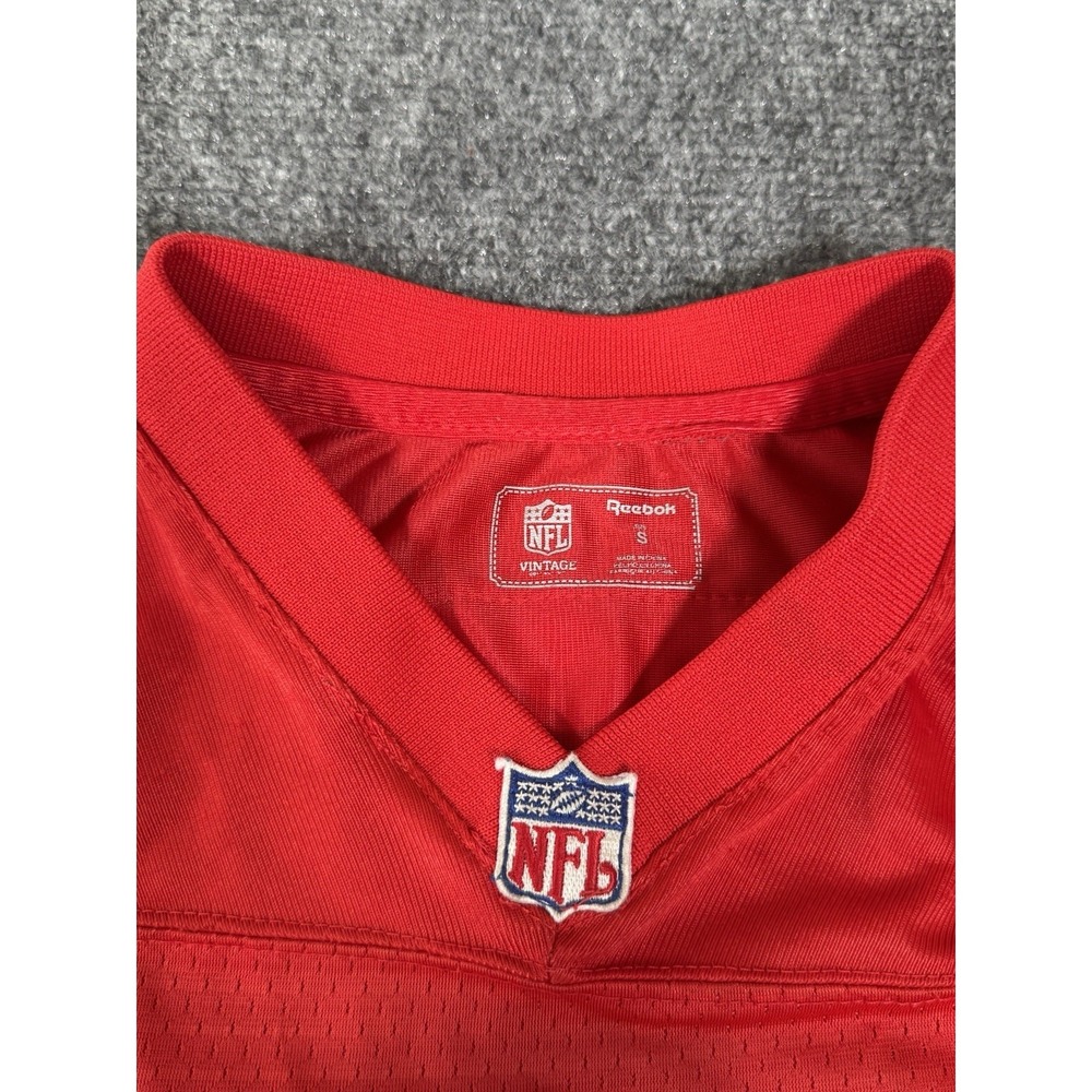 Reebok NFL Vintage San Fransisco 49ers Boys Jersey Jerry Rice Size Small 8 Red - Picture 11 of 16